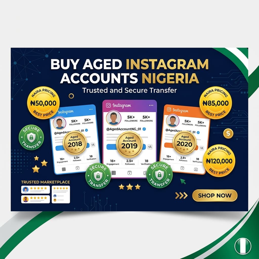 Buy Instagram Accounts with Real Followers — Aged IG Accounts from ₦30/Follow