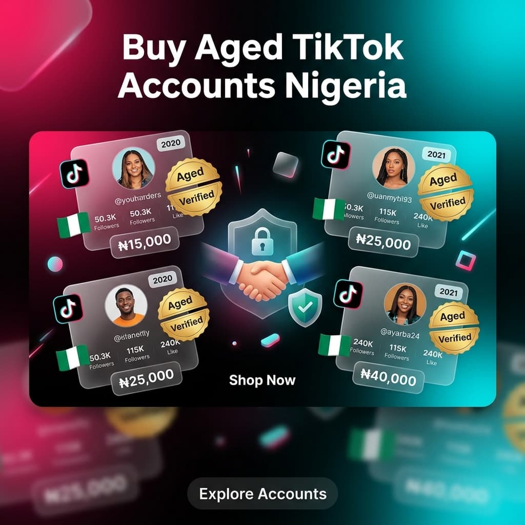 Buy TikTok Accounts with Real Followers — Aged TikTok from ₦30/Follow